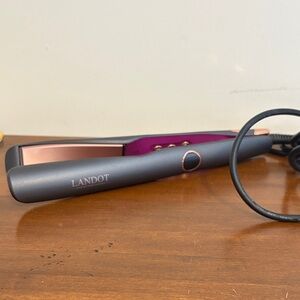 Gray and Pink Hair Straightener